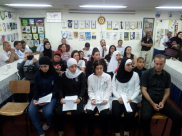 اللد: اعدادية دار الحكمة للهندسة والعلوم تفوز بالمرتبة الاولى في مسابقة الخطيب الواعد